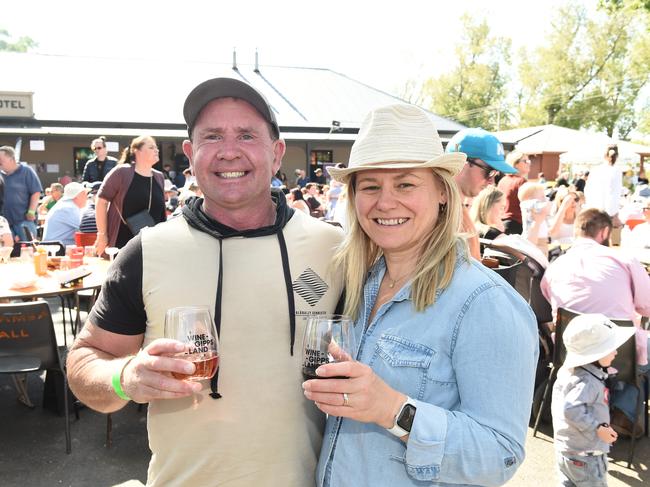 Tinamba Food and Wine Festival — Jason Hall and Jo Hall. Picture: David Smith