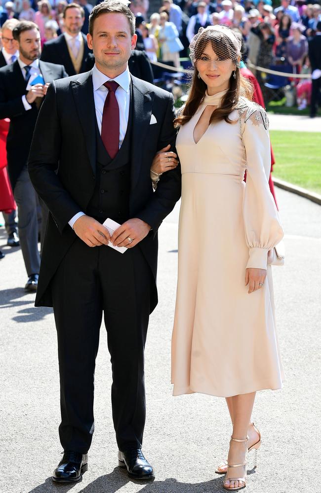 Patrick J. Adams and Troian Bellisario. Picture: AFP