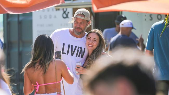 Travis Fimmel at the Gold Coast Open at Burleigh Heads. Picture: Glenn Campbell