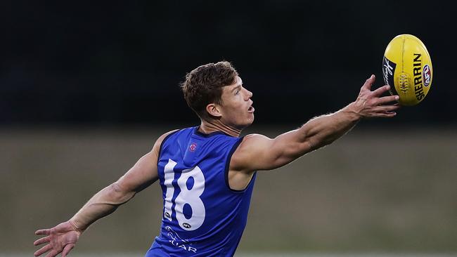 Demon Jake Melksham training at Blacktown International Sportspark on Wednesday. Picture: Mark Metcalfe/Getty Images