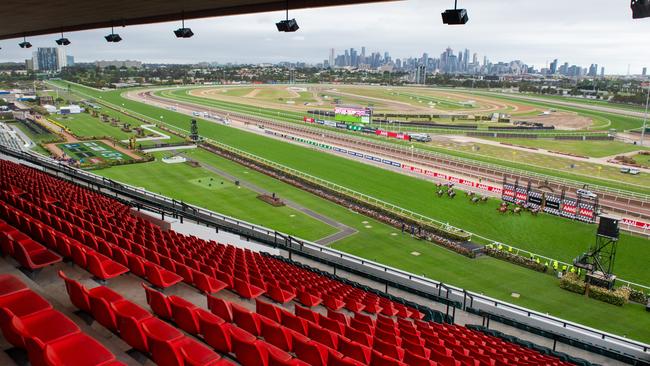 Crowds could be trackside at this year’s Derby Day as the state races ahead of vaccination targets. Picture: Jay Town