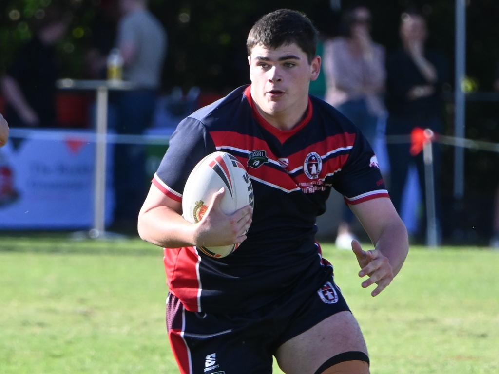Emmaus prop Jacob Murphy played big minutes in the team's Dolphins Cup opener.