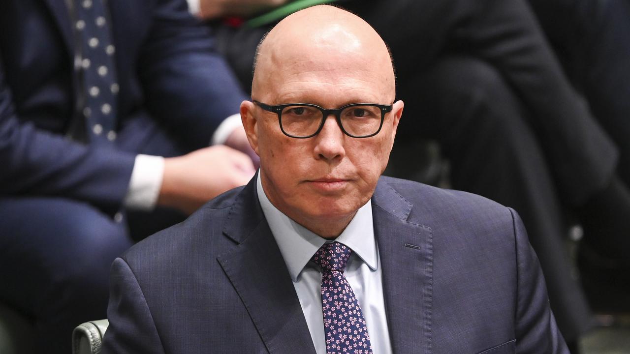 Mr Dutton said he stands by controversial ‘African gangs’ comments he made in 2018. Picture: NCA NewsWire / Martin Ollman