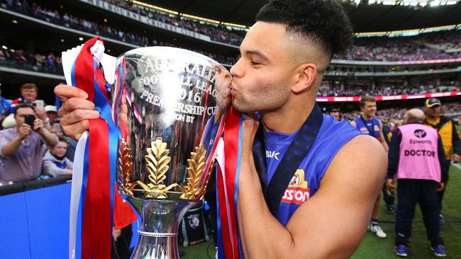 Jason Johannisen after the 2016 Grand Final.