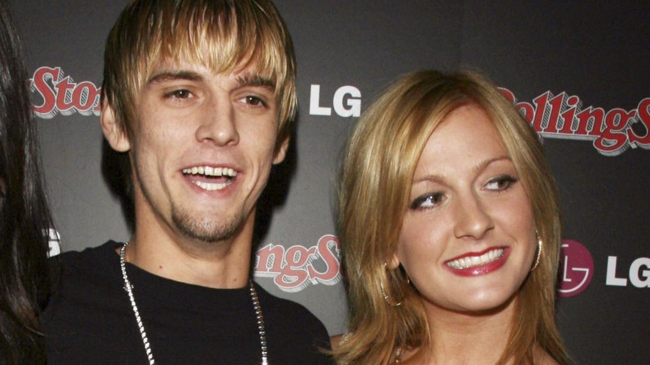 Bobbie Jean Carter, the sister of late singer Aaron Carter, was found unresponsive in her bathroom on Saturday. Picture: Winter/Getty Images