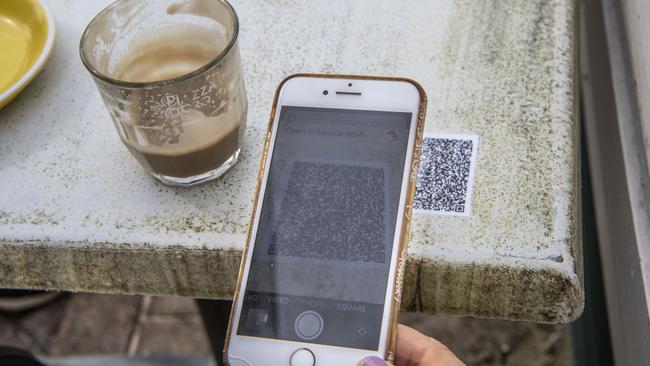 Last year there was a rush to develop QR codes for check-ins. Picture / Monique Harmer