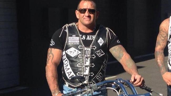 Mongol bikie Shane Bowden has been shot in a drive-by. Picture: Supplied