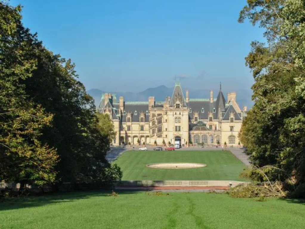 A recent photo of the Biltmore mansion following the hurricane. The home went largely unscathed. Picture: The Biltimore Company