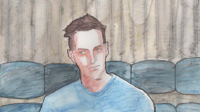 Cy Walsh has been held in a secure mental health facility since the incident. Art: Tim Ide.