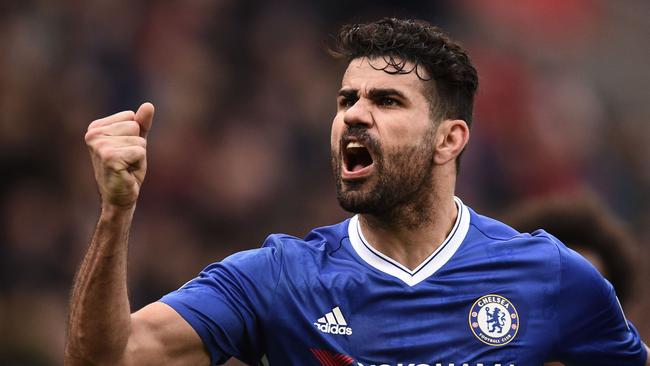 Chelsea's Brazilian-born Spanish striker Diego Costa.