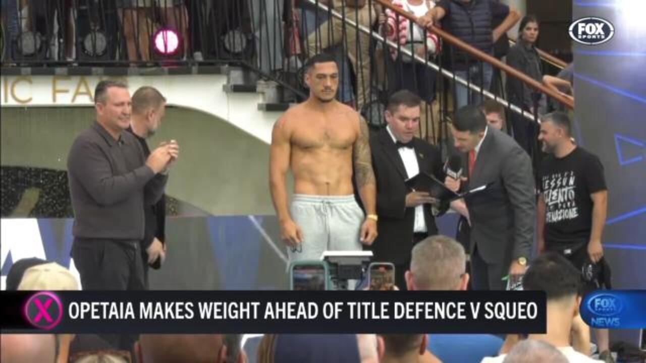 Opetaia makes weight for title defence