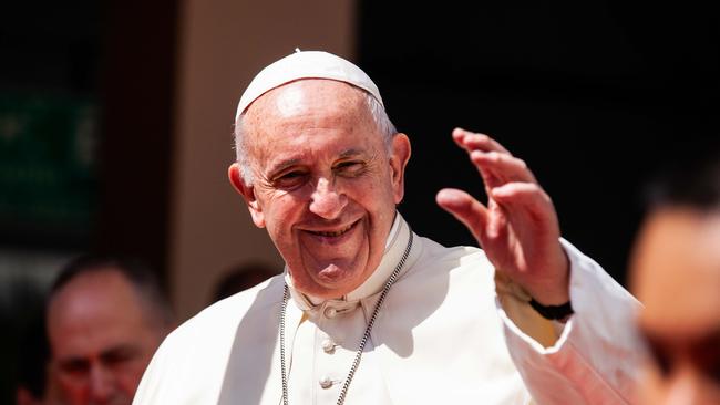 Pope Francis has endorsed same-sex civil unions. Picture: Getty Images