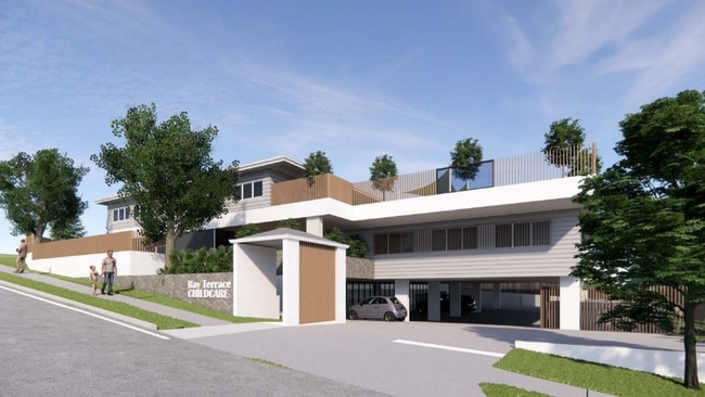 Artist impression of the plans for a childcare centre at 238-242 Bay Tce in Wynnum.