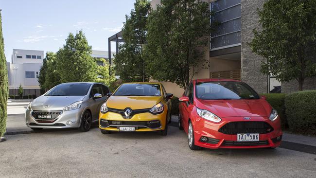 Compact hatchbacks such as the Peugeot 208, Renault Clio and Ford Fiesta disappeared from Australian showrooms. Picture: Matt Turner.