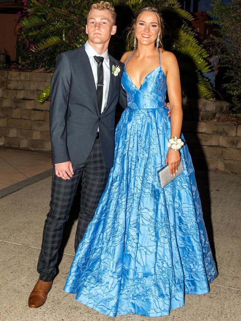 Tyson Bourne and Bethany Bierton from Sarina State High School at Windmill Function Centre. Picture: Michaela Harlow