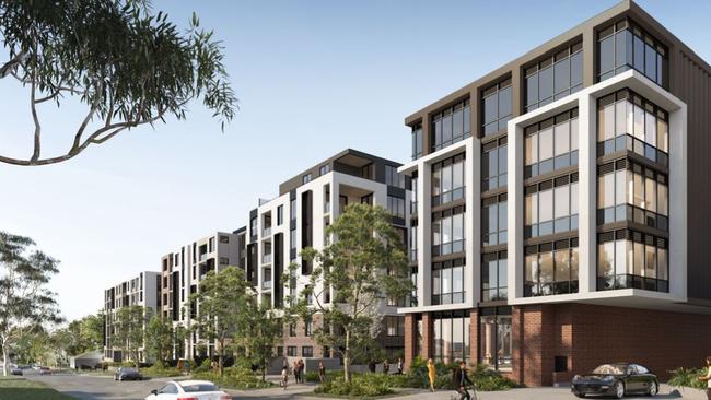 The report said the greatest remaining capacity for apartments was in Caringbah, due to the areas rezoned to R4 in the medical precinct and North Caringbah former high school site. Picture: DKO