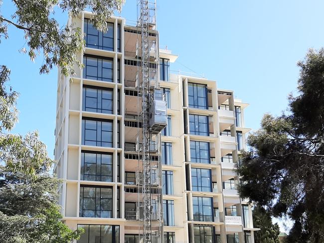 250 East and Pajo Projects' 250 East Terrace apartment project at 250 East Terrace, Adelaide. Picture: Giuseppe Tauriello