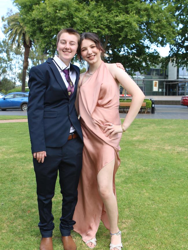 Code Howard and Emma Rosser at Kooringal High's formal.