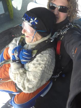 Irene O'Shea takes a giant leap to raise money for motor neurone disease.