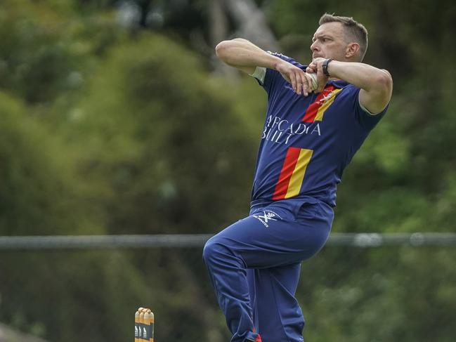 Old Peninsula’s John Forrest took 1-12 off 8 overs against his former club Langwarrin.