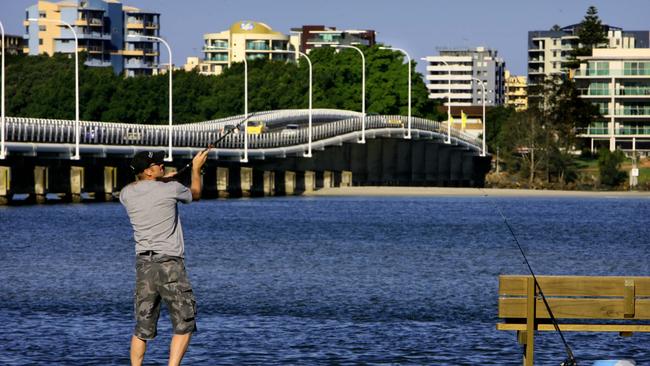 The Forster-Tuncurry bridge looking across from the Tuncurry side.