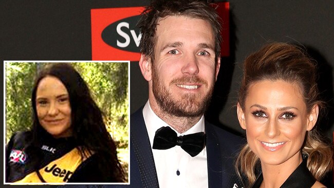 The young woman accused of leaking a sexually explicit video of ex-Collingwood star Dane Swan received a threatening text message, according to her family.