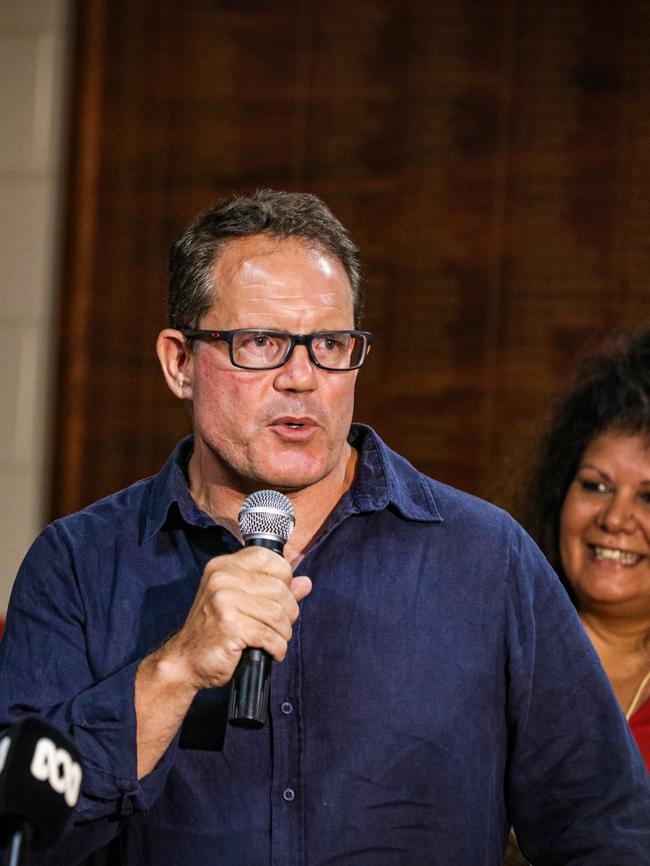 Re Elected for a record 3rd term, Federal Member for Solomon Luke Gosling Picture: Glenn Campbell