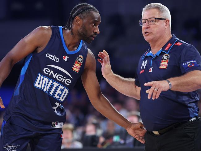 Melbourne United coach Dean Vickerman says the door is open for Ian Clark’s return. Picture: Getty Images