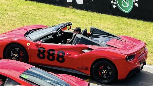 Ben Huynh at the Festival of Ferrari 2023 in South Australia. Picture: Instagram