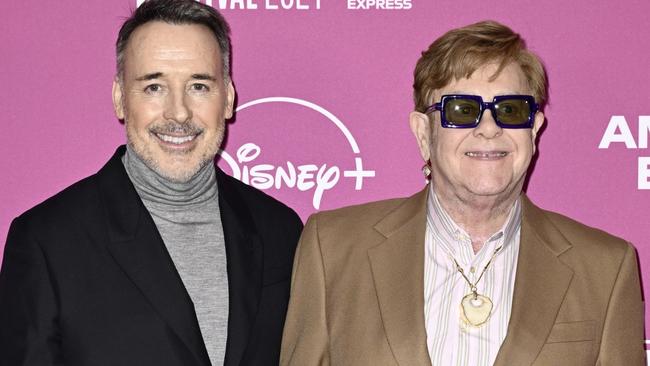 LONDON, ENGLAND - OCTOBER 10: David Furnish and Elton John attend the "Elton John: Never Too Late" Headline Gala during the 68th BFI London Film Festival at The Royal Festival Hall on October 10, 2024 in London, England. (Photo by Gareth Cattermole/Getty Images for BFI)