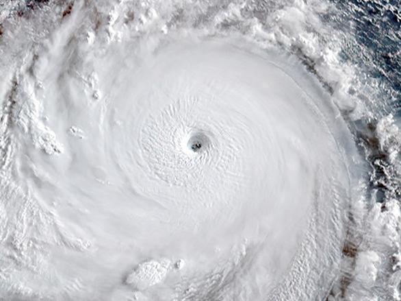 Typhoon so big you can see it from space