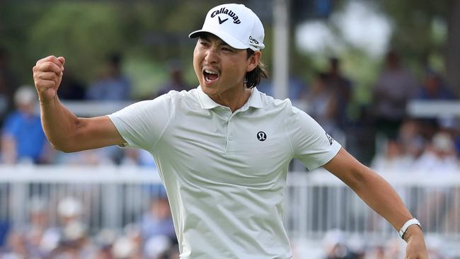 Min Woo Lee won the Houston Open. Photo: Kenneth Richmond/Getty Images/AFP.