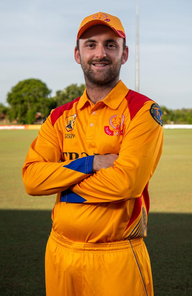 Jack Doyle from Tracy Village ahead of the 2024 Darwin &amp; District Cricket Competition. Picture: Pema Tamang Pakhrin