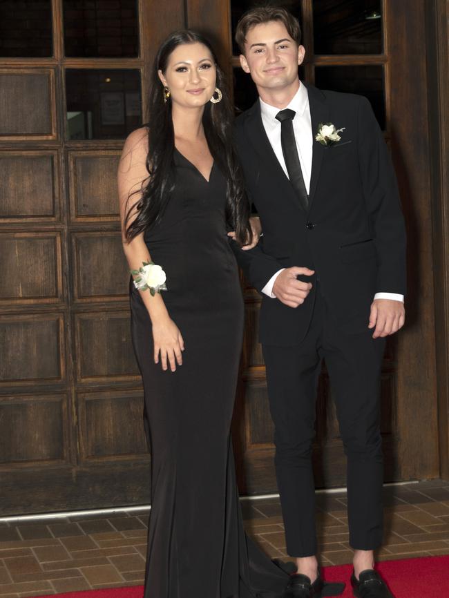 Toowoomba Grammar School senior formal held at Rumours. Georgia Saatci and Tyler Wise