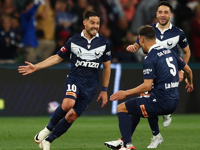 Bruno Fornaroli is the A-League’s hottest striker. Picture: Graham Denholm/Getty Images