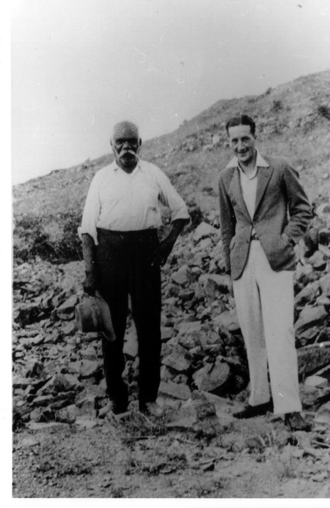 Jupiter Mosman (left) is credited with finding gold in Charters Towers when he was just a boy. Many of the elders who established Jupiter Mosman Housing Company knew him personally. Mr Mosman died at Eventide in 1945 aged 84. Credit: Charters Towers Archives