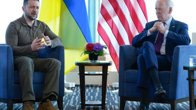 President Joe Biden Announces Further Military Aid For Ukraine After ...