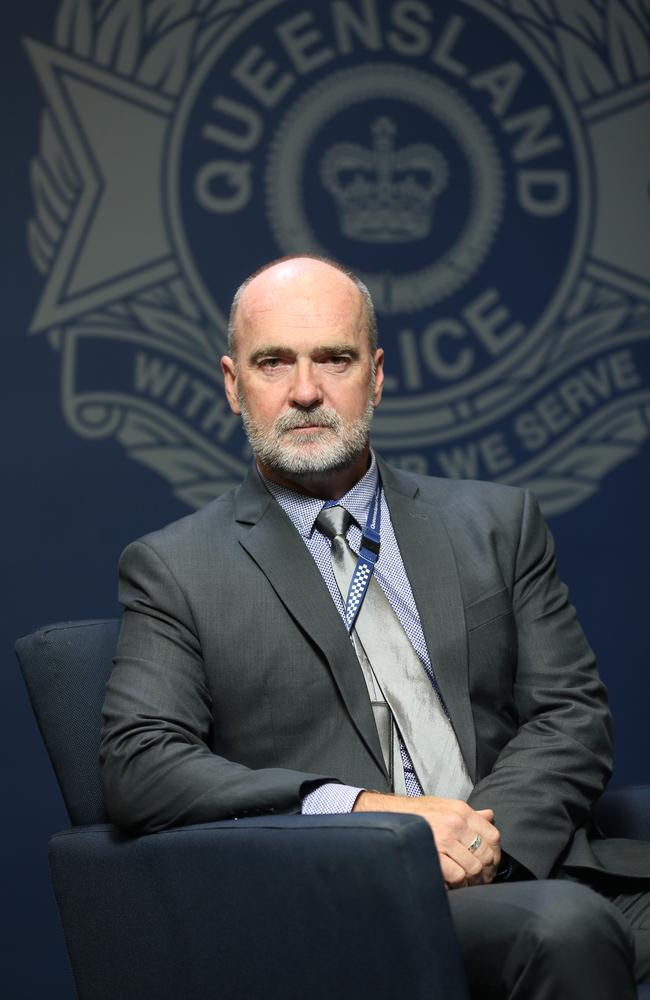 Detective Inspector Lance Vercoe has been great mates with Rouse since their early days in the QPS. Picture Annette Dew