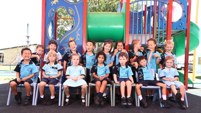 Biggera Waters MFY21 - Class B .Prep B: Back Row: Harrison Bloye, Zoey Xiao, Alex Hawkins, Xander Jensen, Aurora Newnham, Aarvi Sharma, Jai Flannery, Talon Roodkerk-Samu, Van Deithe Front Row: Jesse Kennedy, Wednesday Bonner, Sofiia Wood, Amna Abdalla, Preston Cox, Aito Inglis, Sienna Long Photograph : Jason O'Brien