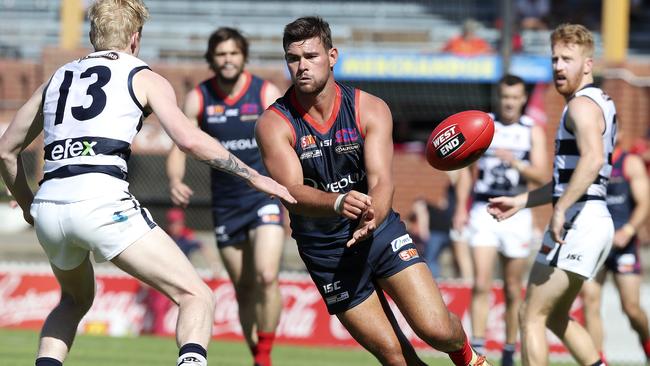 Mitch Gigg returned to Norwood from Adelaide last season and his brilliance on the ball was rewarded with the Magarey Medal. Picture SARAH REED