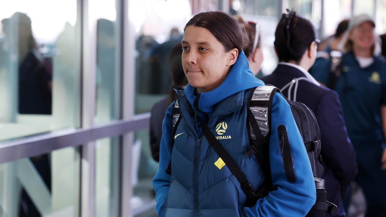 Matildas player Sam Kerr is fit again - but is she in Australia’s starting plans? Picture: Jonathan Ng