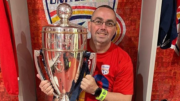 Adelaide United kitman Chris Kelly.