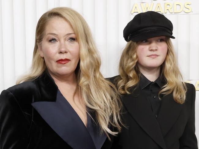 LOS ANGELES, CALIFORNIA - FEBRUARY 26: (L-R) Christina Applegate and Sadie Grace LeNoble attend the 29th Annual Screen Actors Guild Awards at Fairmont Century Plaza on February 26, 2023 in Los Angeles, California. (Photo by Frazer Harrison/Getty Images)
