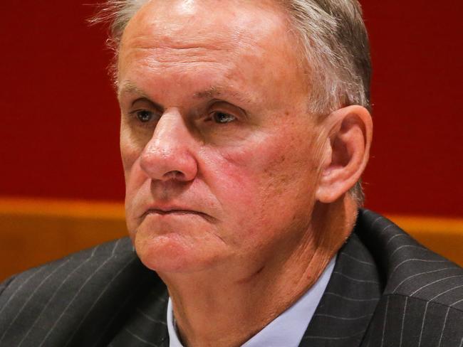 SYDNEY, AUSTRALIA - Newswire Photos August 23, 2022: Chair Mark Latham is seen during Budget Estimates for Education inside NSW Parliament in Sydney. Picture: Gaye Gerard / NCA Newswire