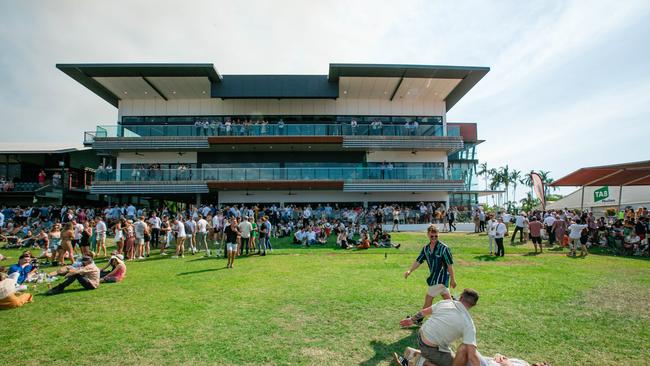 The Darwin Turf Club grandstand. Picture: GLENN CAMPBELL