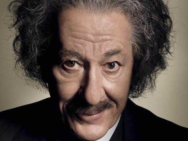 Geoffrey Rush as Albert Einstein in Genius. Picture: Foxtel