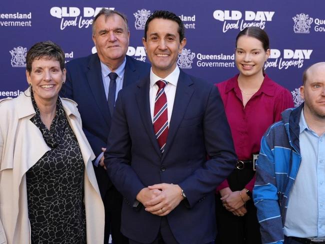 Queensland Premiere David Crisafulli said Ingham State High School institution Carina Chesson, pictured left, was one of five public servants honoured in the ‘Local Legends’ campaign, “recognising Queenslanders and local businesses who make our State great”. According to the Queensland Day Local Legends website, Ms Chesson became a “lifeline for her community” during the devastating and deadly floods. Picture: Supplied