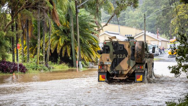 The Army assisting in the 2022 floods. Picture: ADF.