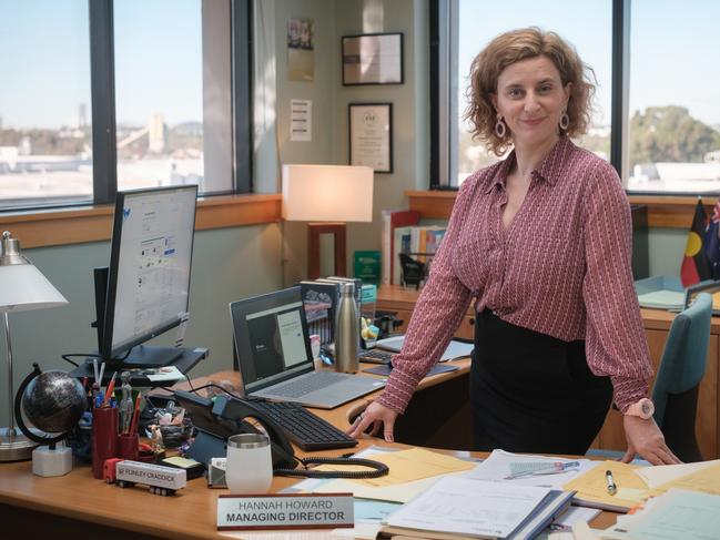 Felicity Ward stars as Hannah Howard in The Office Australia. Picture: Supplied