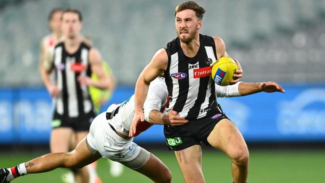 Will Tom Phillips be at the Magpies next year? Picture: AAP Images